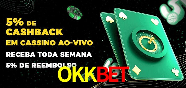 Promoções do cassino ao Vivo OKKBET
